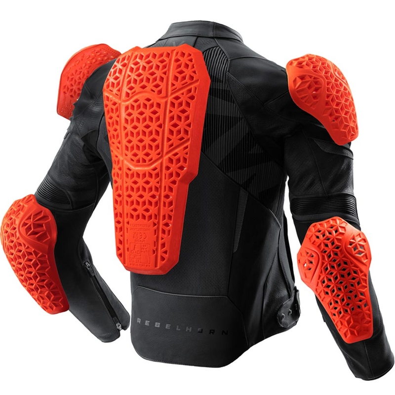 Rebelhorn Vandal 2 Leder-Motorradjacke schwarz