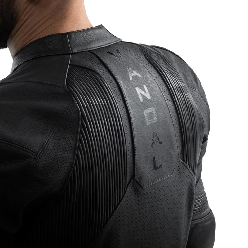 Rebelhorn Vandal 2 Leder-Motorradjacke schwarz