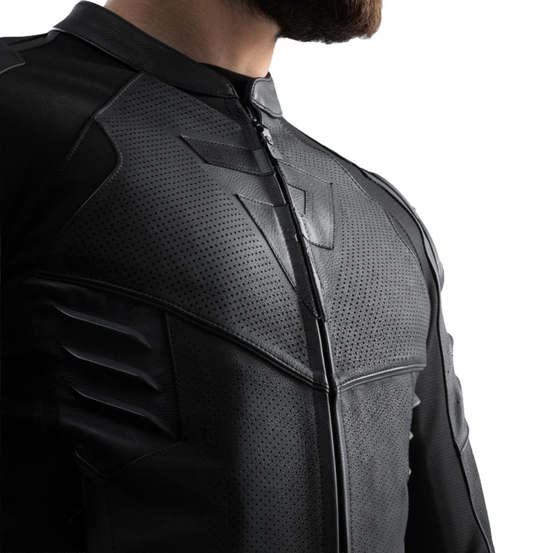 Rebelhorn Vandal 2 Leder-Motorradjacke schwarz