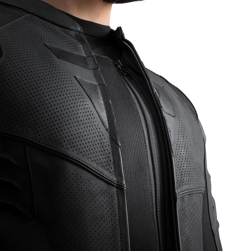 Rebelhorn Vandal 2 Leder-Motorradjacke schwarz