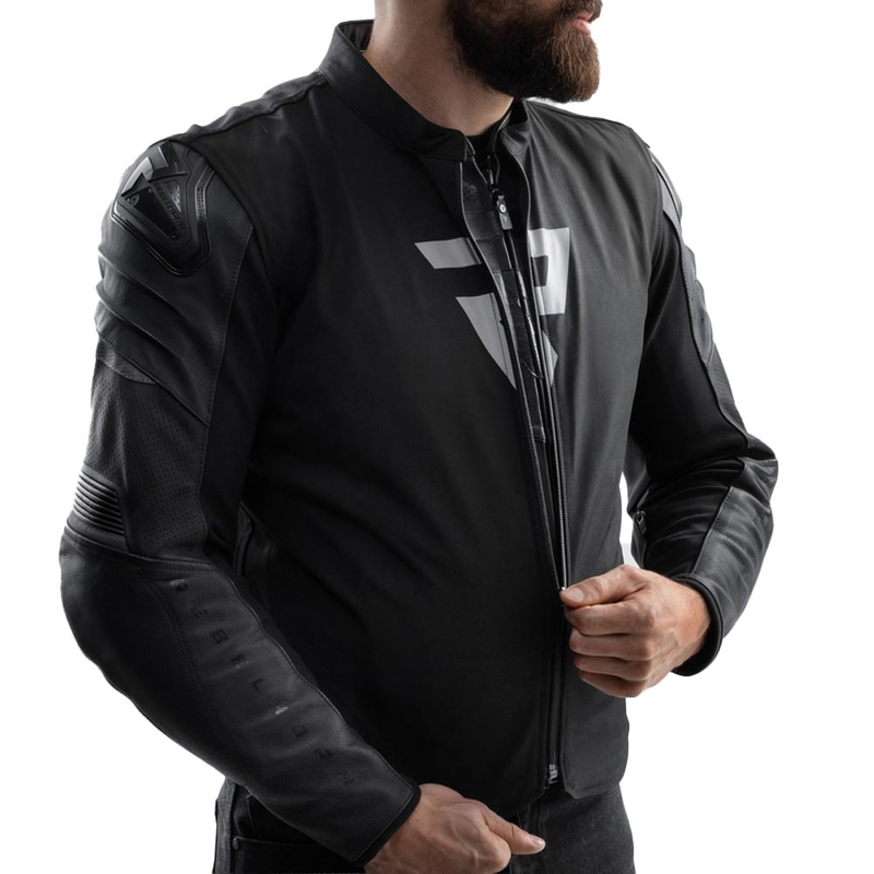 Rebelhorn Vandal 2 Leder-Motorradjacke schwarz