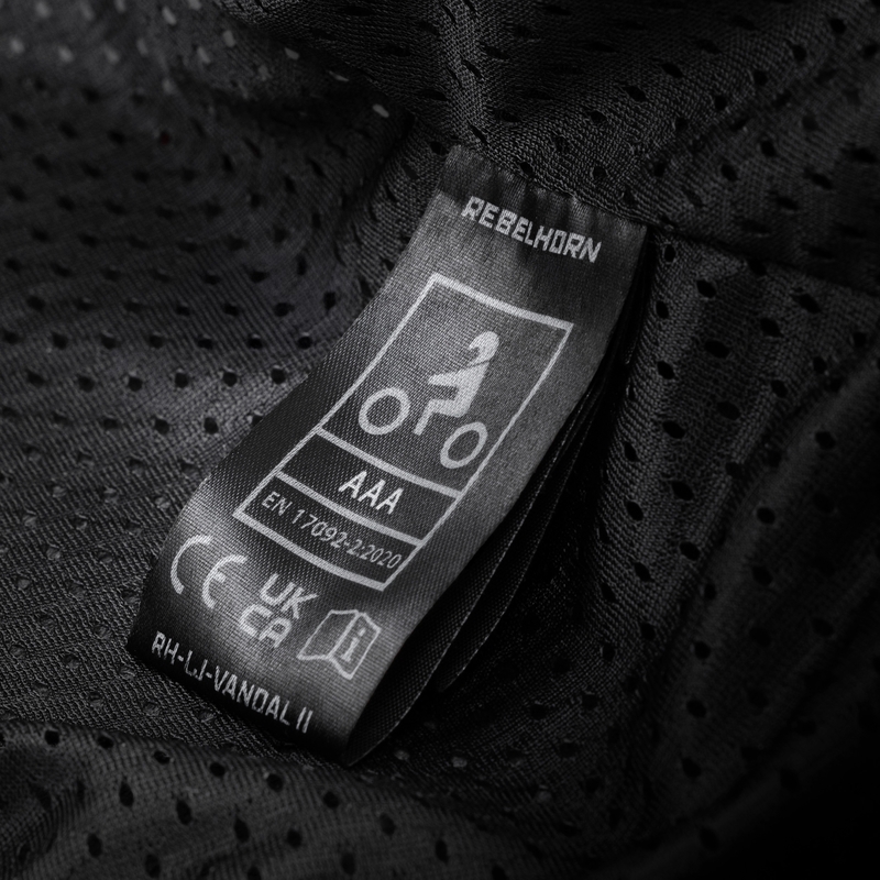 Rebelhorn Vandal 2 Leder-Motorradjacke schwarz