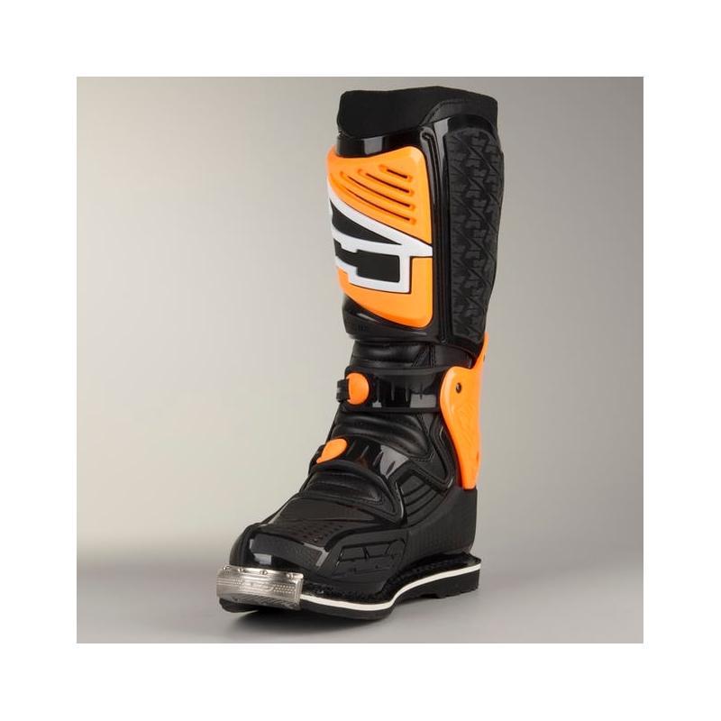 Motorradstiefel AXO A2 schwarz-fluo orange Ausverkauf