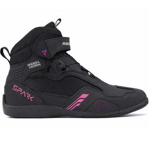 Rebelhorn Spark 3 Motorradstiefel schwarz-pink