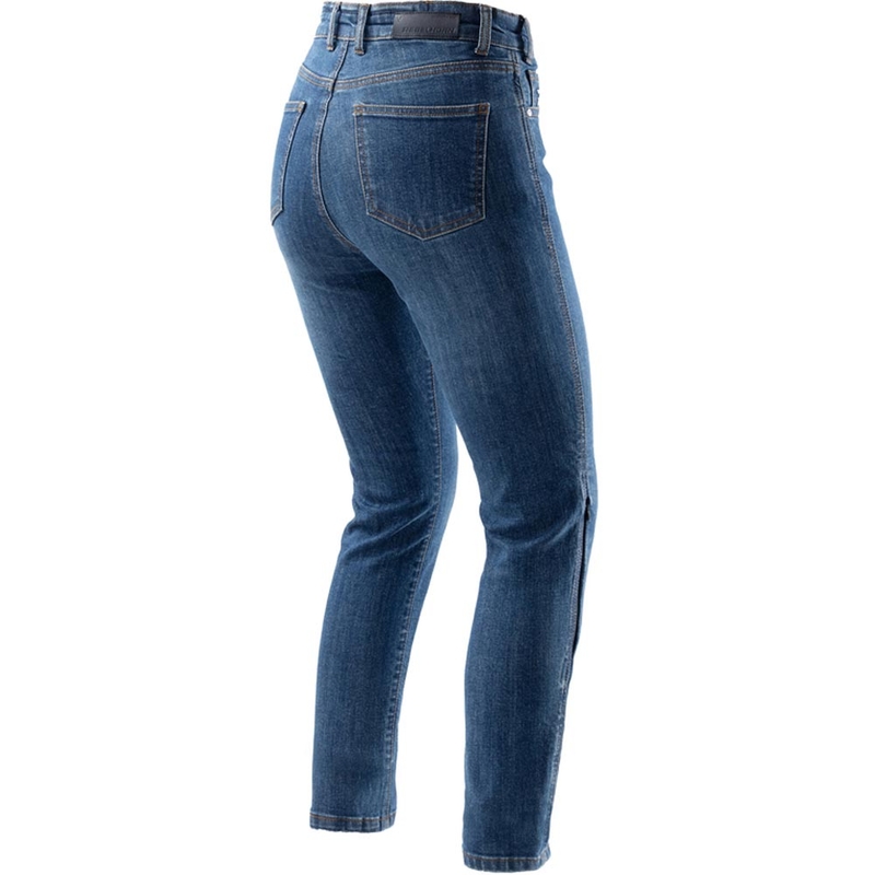 Rebelhorn Classic Monolayer Damen-Motorradjeans, gewaschenes Blau