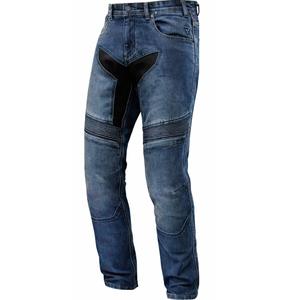 Rebelhorn Eagle 4 SF Cropped Motorcycle Jeans, gewaschenes Blau