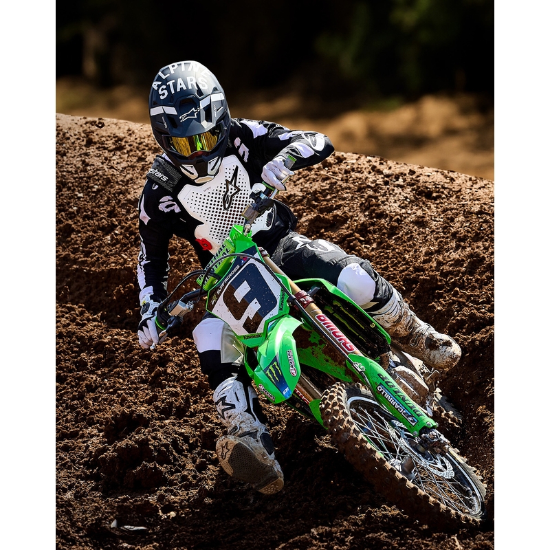 Alpinestars TECH-AIR®MX Plasma-Airbagweste, weiß-schwarz-rot