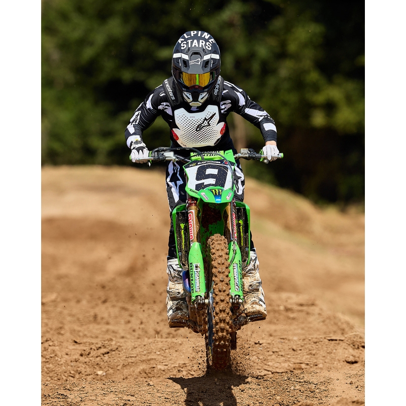 Alpinestars TECH-AIR®MX Plasma-Airbagweste, weiß-schwarz-rot