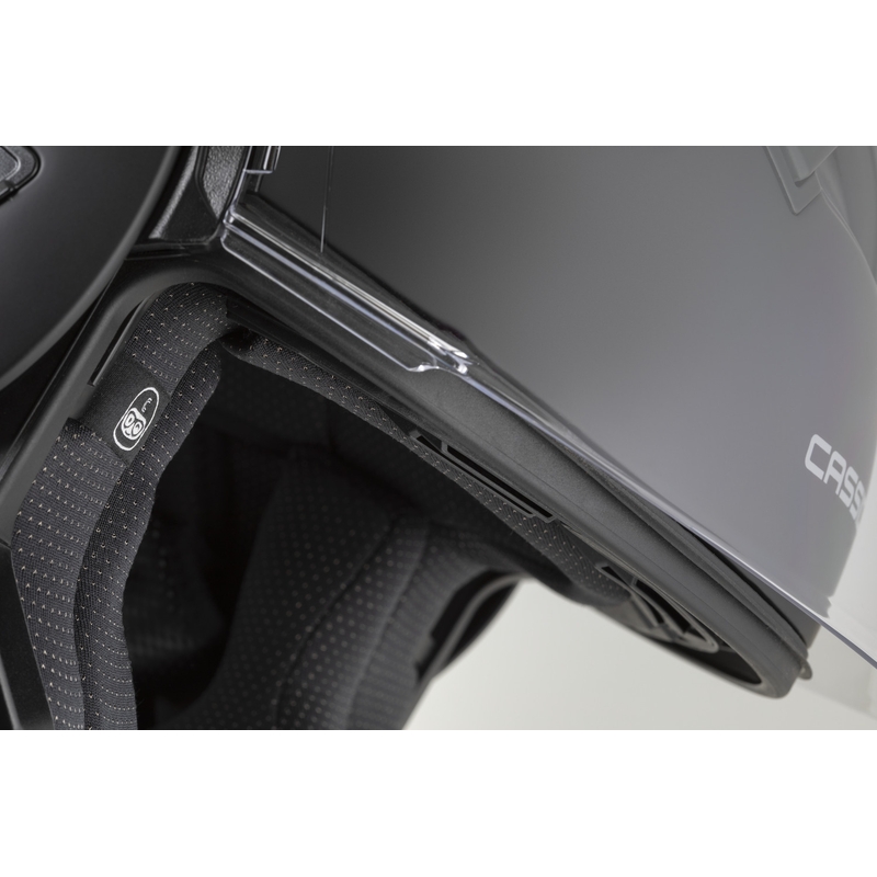 Cassida MultiFlip Korp Klapphelm für Motorräder, matt schwarz-dunkelgrau-grau