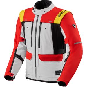 Revit Offtrack 3 H2O Motorradjacke rot-weiß