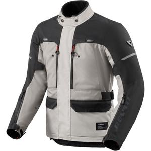 Revit Outback 5 H2O Motorradjacke Silber-Schwarz