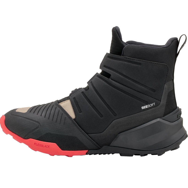 Revit Hinterschnitt H2O Motorradstiefel schwarzer Sand