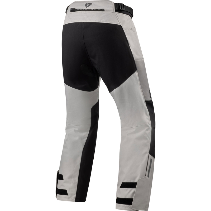 Revit Outback 5 H2O Kurze Motorradhose Silber-Schwarz