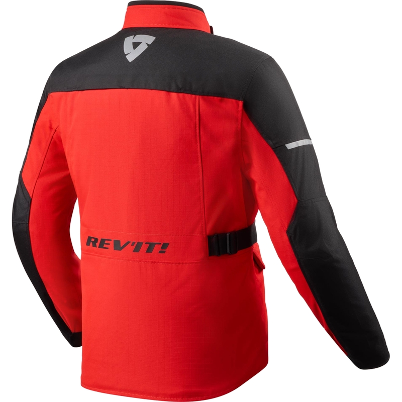 Revit Convergent H2O Motorradjacke rot-schwarz