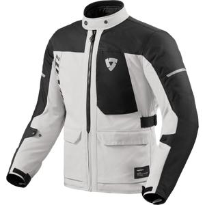 Revit Convergent H2O Motorradjacke Silber-Schwarz