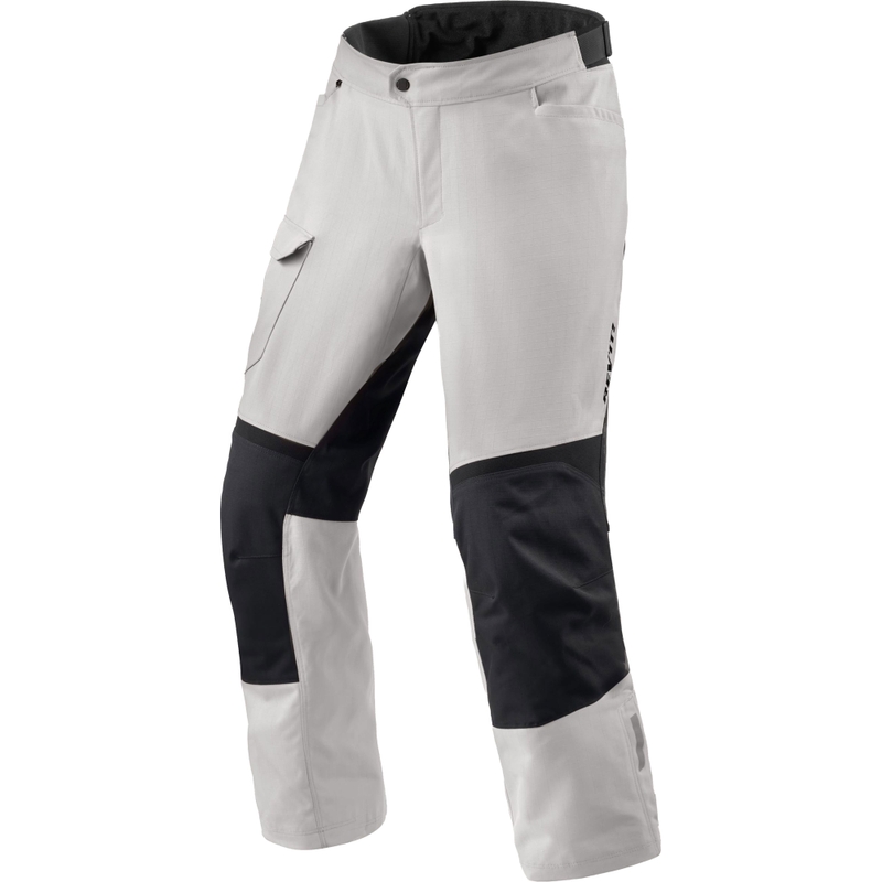Revit Convergent H2O verlängerte Motorradhose silber-schwarz