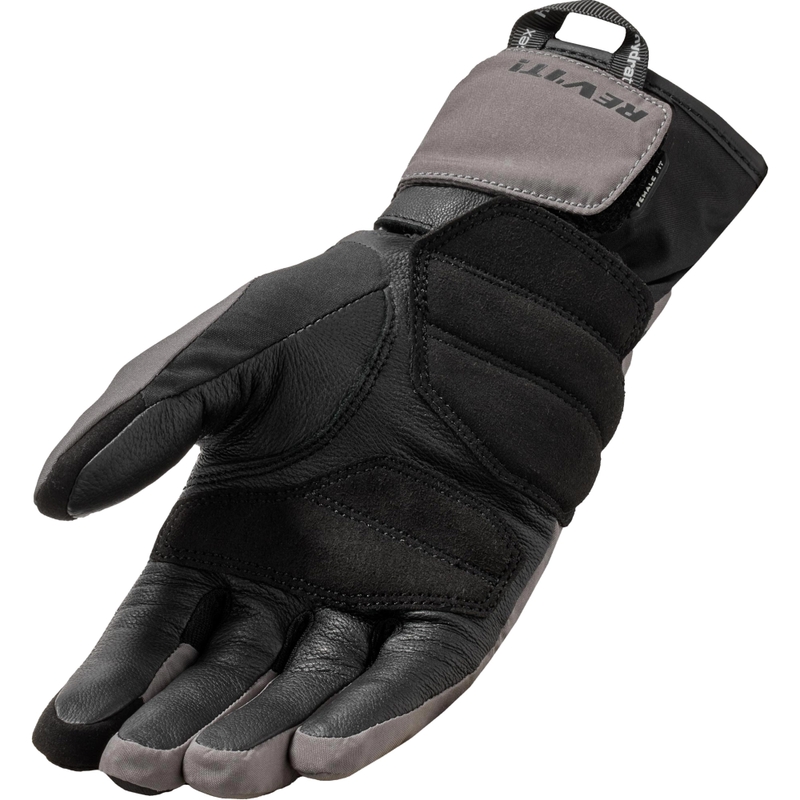 Revit Convergent H2O Damen-Motorradhandschuhe grau-schwarz