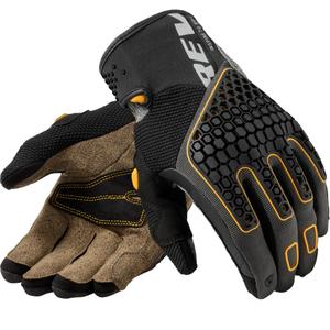 Revit Mangrove 2 Motorradhandschuhe Schwarz-Senfgelb