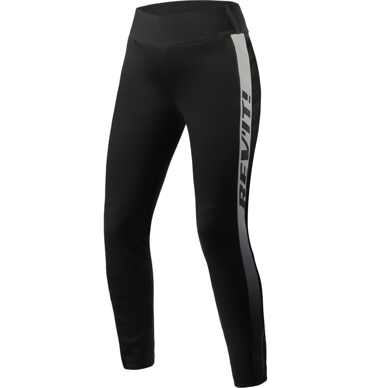 Revit Talia Damen-Motorradleggings mit verlängerter Länge, schwarz-weiß