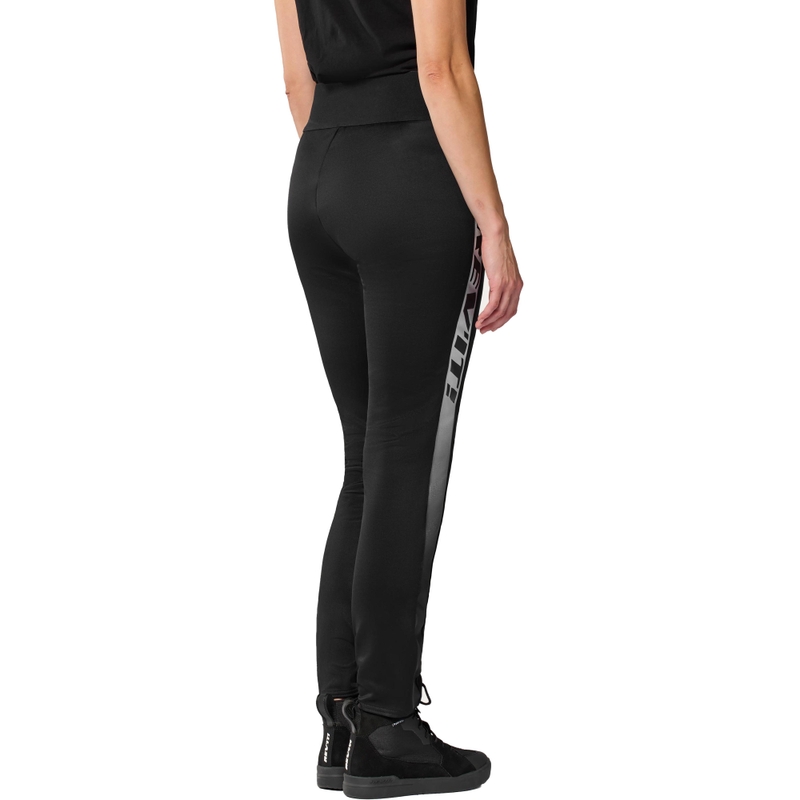Revit Talia Damen-Motorradleggings mit verlängerter Länge, schwarz-weiß