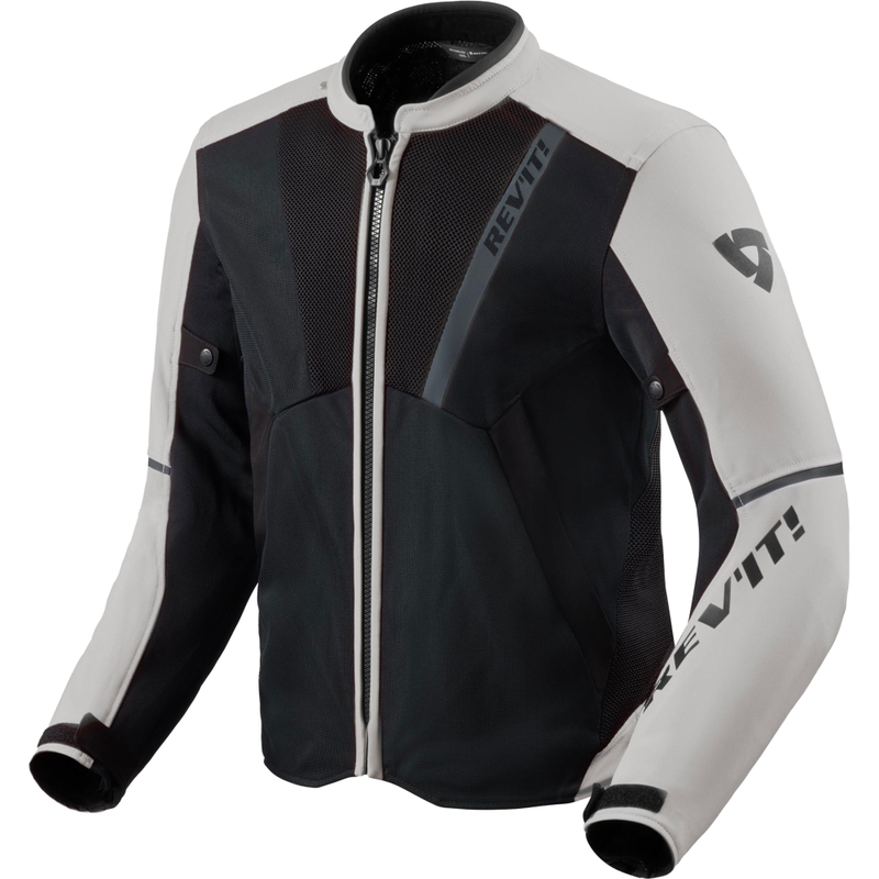 Revit GT-R 4 Air Motorradjacke Silber-Schwarz
