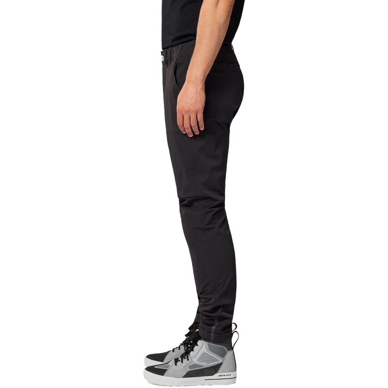 Revit Chino Terry Skinny Short Motorradhose Schwarz