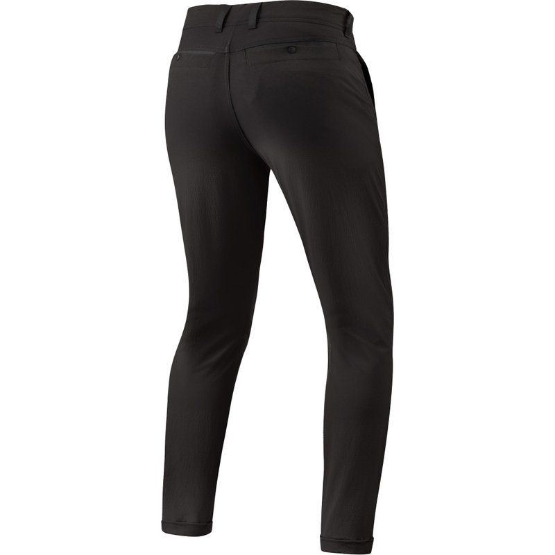 Revit Chino Terry Skinny Classic Motorradhose Schwarz