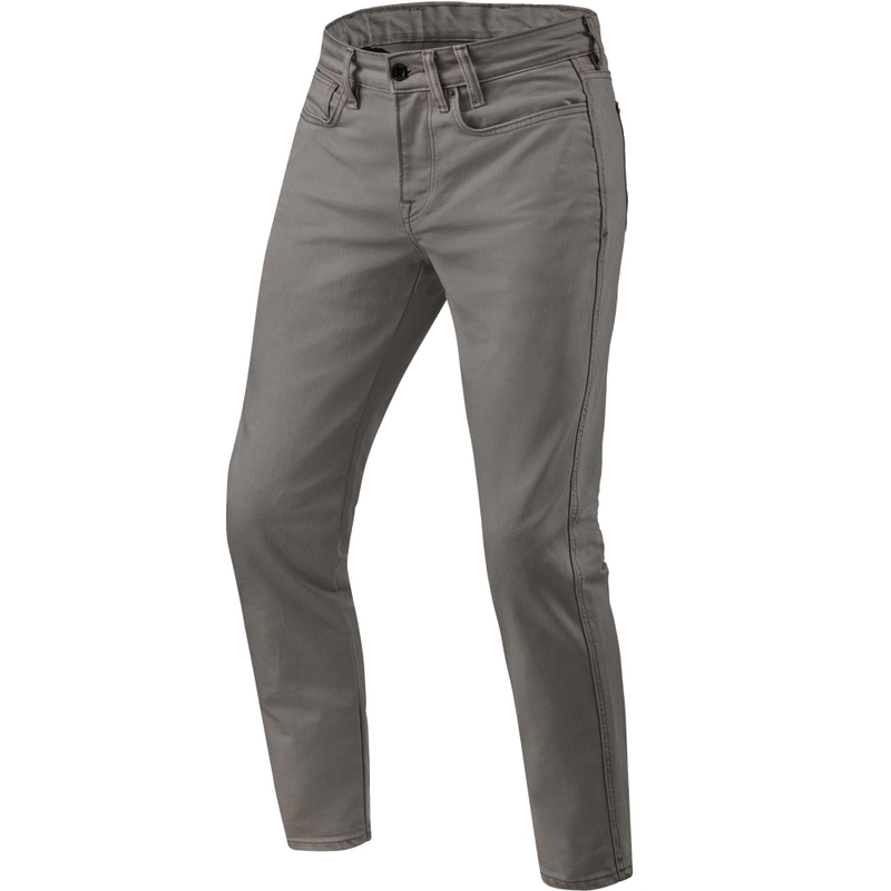 Revit Jamison Slim Classic Motorradjeans Dunkeloliv