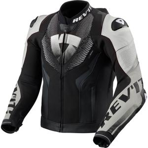 Revit Hyperspeed 3 PRO Leder-Motorradjacke schwarz-weiß