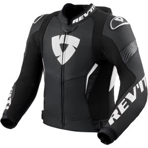 Revit Argon 3 PRO Leder-Motorradjacke schwarz-weiß