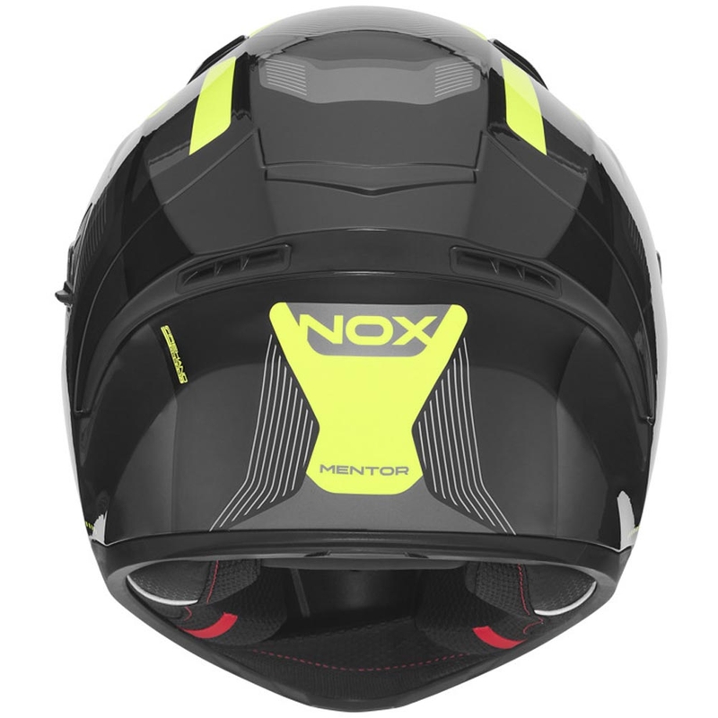 Integralhelm NOX N402 Mentor schwarz-fluoreszierend gelb