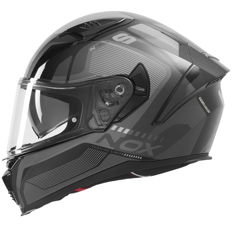 Integralhelm NOX N402 Mentor schwarz-silber