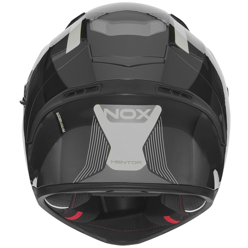 Integralhelm NOX N402 Mentor schwarz-silber