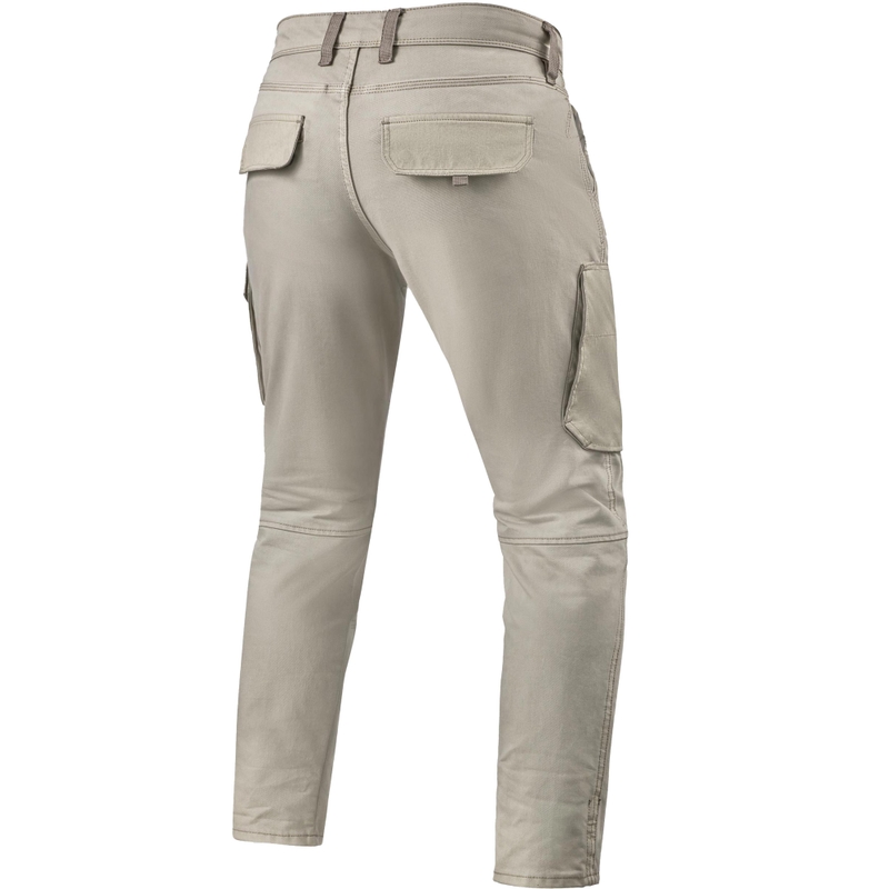 Revit Cargo Brant Slim Extra Cropped Motorcycle Jeans Sand