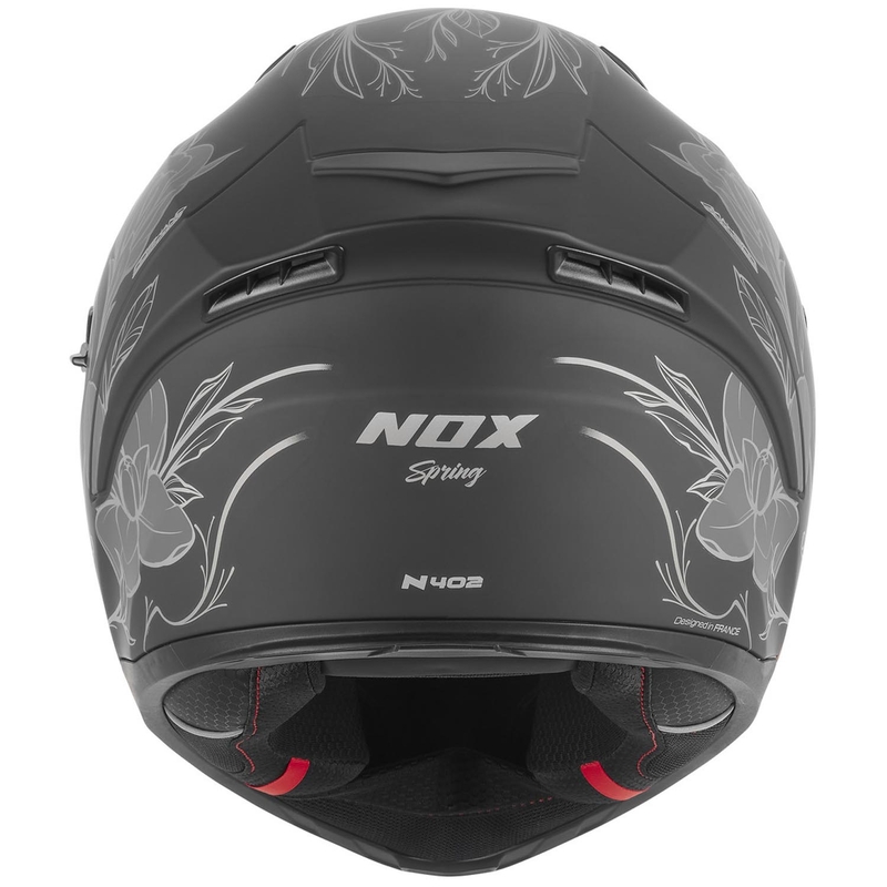 Integralhelm NOX N402 Spring, matt schwarz-silber