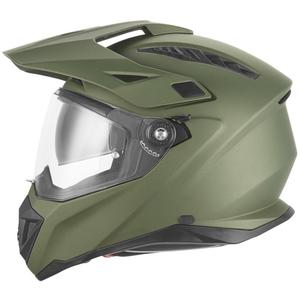 Enduro-Motorradhelm NOX N350 khakigrün