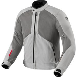 Revit Torque 3 H2O Motorradjacke hellgrau-rot