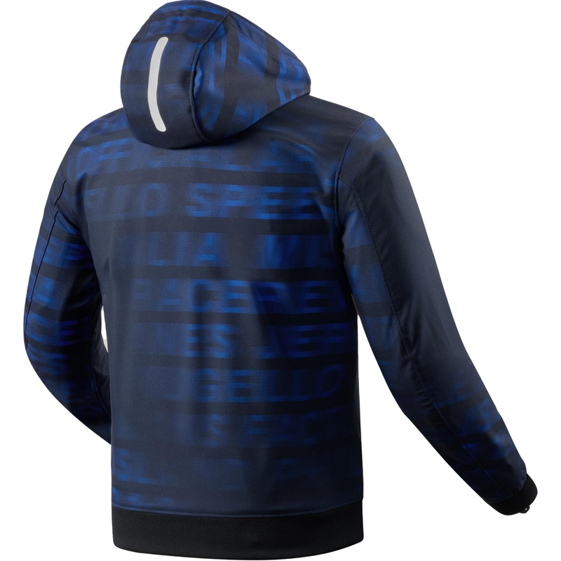 Revit Saros WB Softshell-Motorradjacke blau-blau
