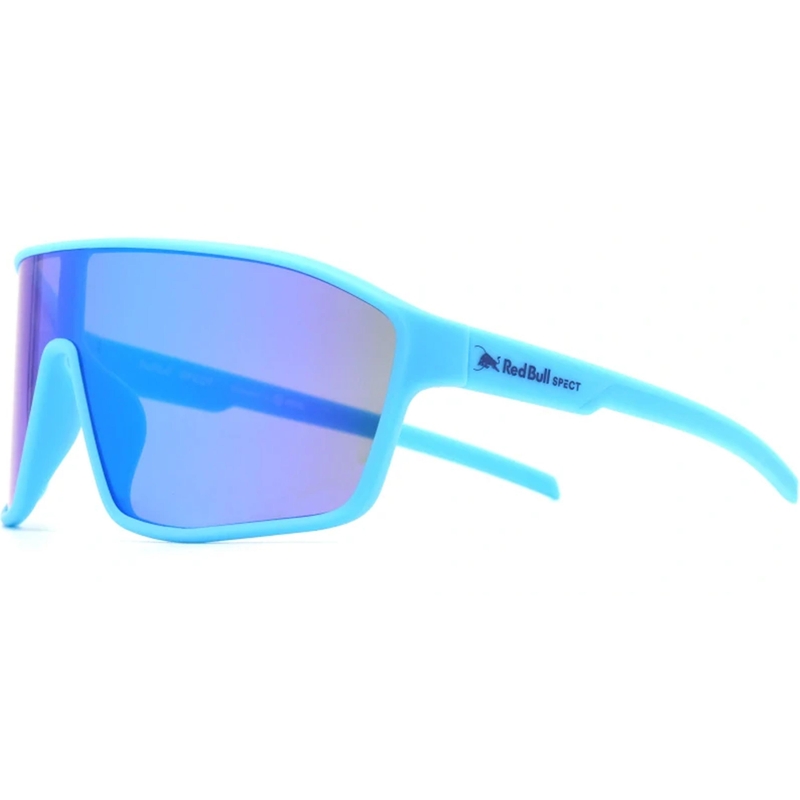 Red Bull Spect Daft Sonnenbrille, hellblau mit blauen Gläsern