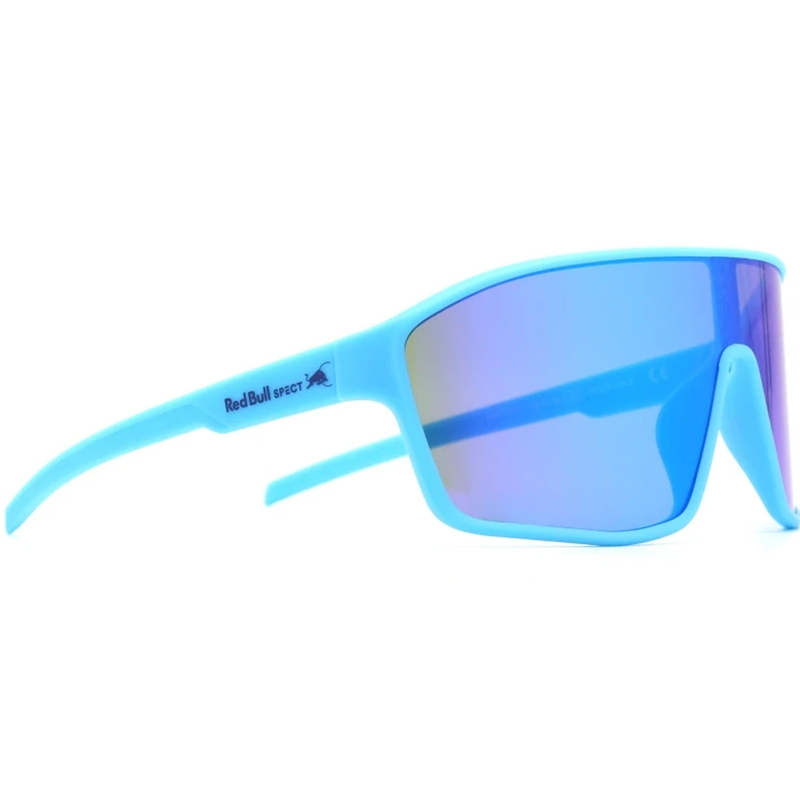 Red Bull Spect Daft Sonnenbrille, hellblau mit blauen Gläsern