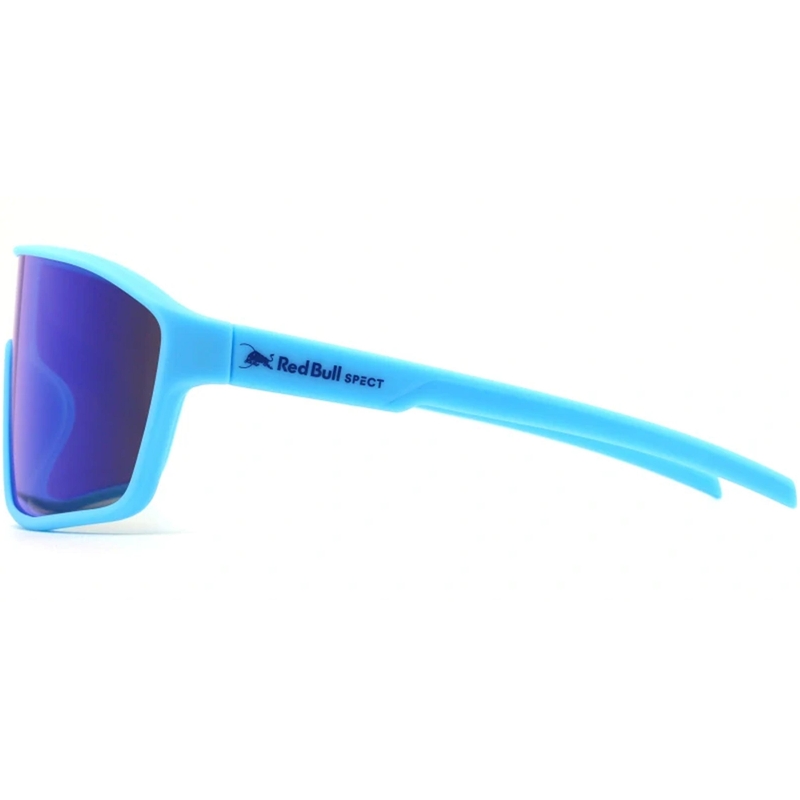 Red Bull Spect Daft Sonnenbrille, hellblau mit blauen Gläsern