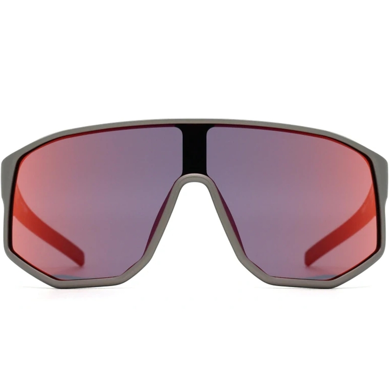 Red Bull Spect Dash Sonnenbrille, grau mit violetten Gläsern