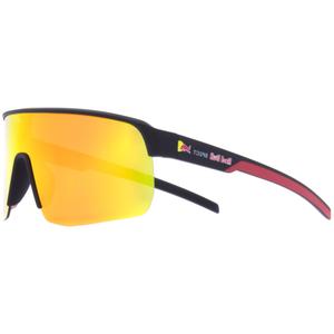 Red Bull Spect Dakota Sonnenbrille, schwarz mit orangefarbenen Gläsern