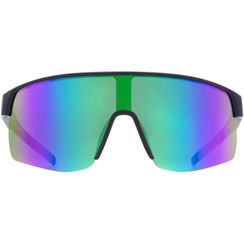 Red Bull Spect Dakota Sonnenbrille, schwarz mit violett-grünen Gläsern