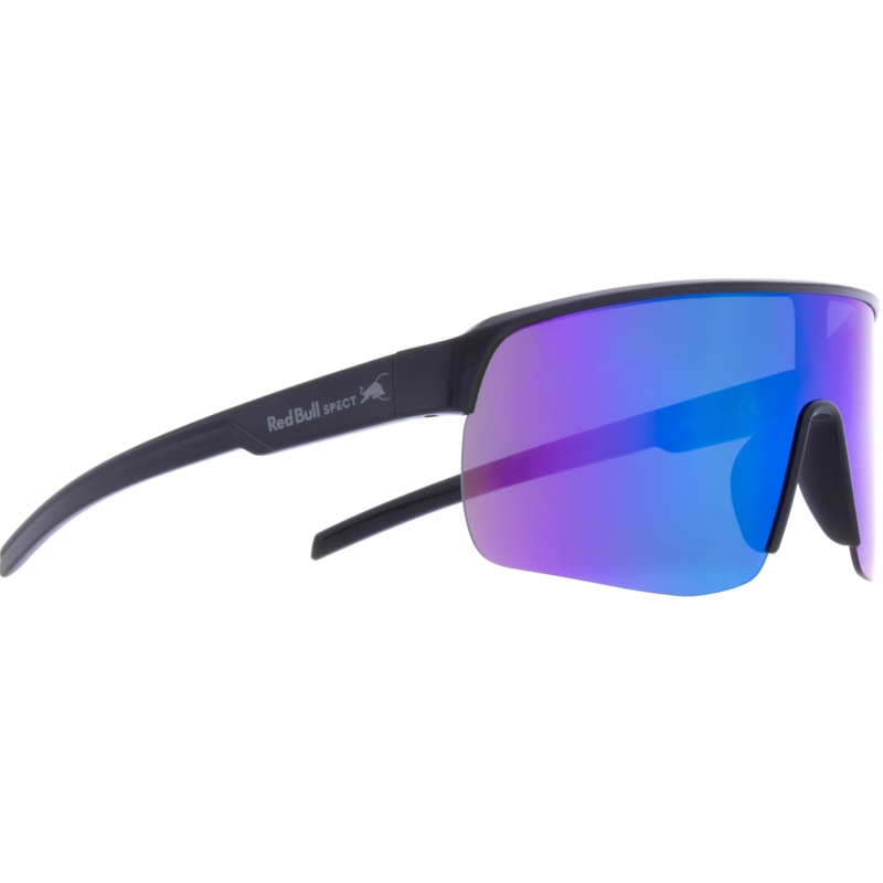 Red Bull Spect Dakota Sonnenbrille, schwarz mit violett-grünen Gläsern