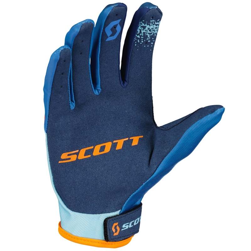 SCOTT 350 FURY EVO Kinder-Motocrosshandschuhe Blau-Orange