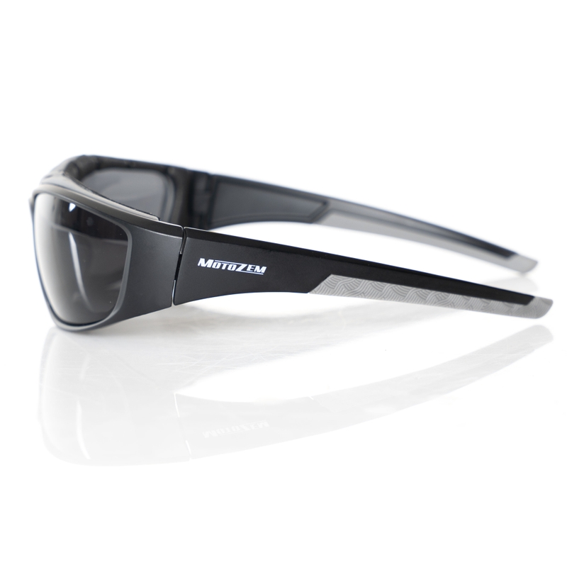 Sonnenbrille für Jethelme MotoZem Forma schwarz