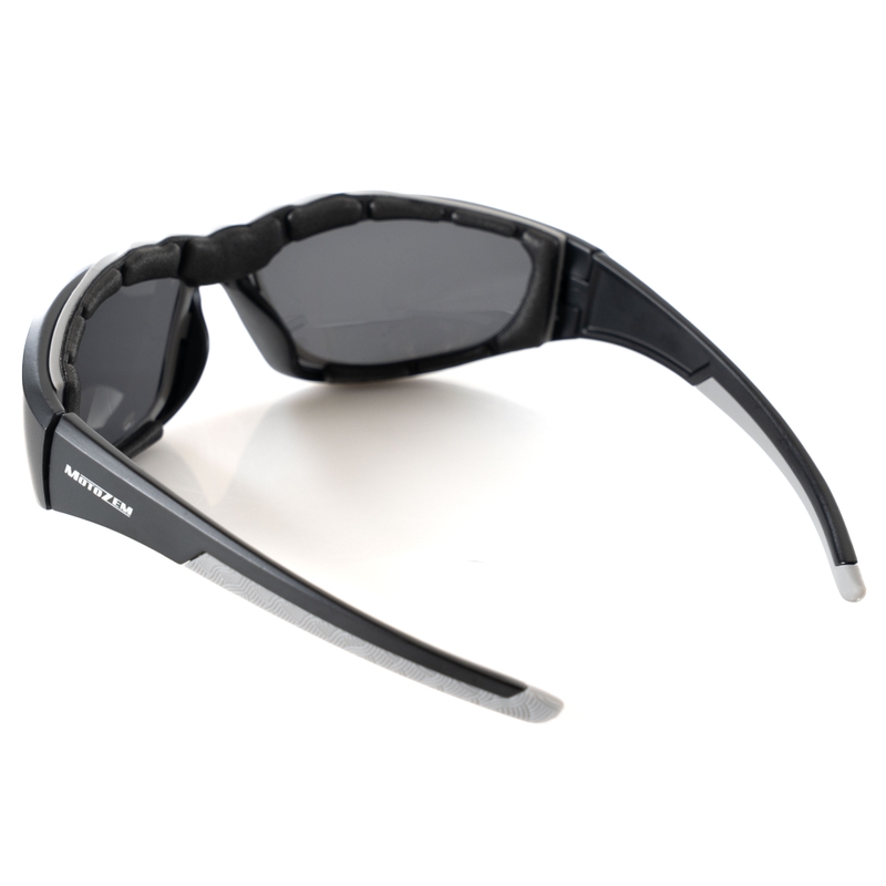 Sonnenbrille für Jethelme MotoZem Forma schwarz