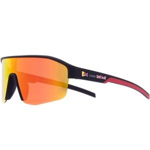 Red Bull Spect Dundee Sonnenbrille, schwarz mit orangefarbenen Gläsern