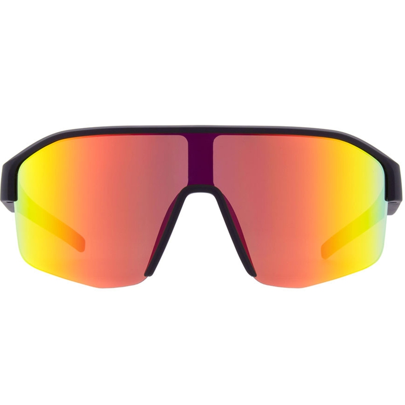 Red Bull Spect Dundee Sonnenbrille, schwarz mit orangefarbenen Gläsern